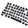 Dot Keycap Dye Sublimation Mechanical Keyboard Compatible with 61/64/68/87/96/104/108Black