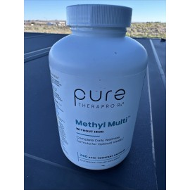 Pure Therapro Rx Methyl Multi Without Iron Methylated Multivitamin Capsules 240 Count Exp 01/28