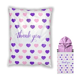 Hijelyn Cute Design Poly Mailers 10x 13 Inch 100 Pack Shipping Bags for Clothes Waterproof Print Polymailers Mailing Bags with Strong Adhesive Self Seal Shipping Envelopes Packaging for Small Business