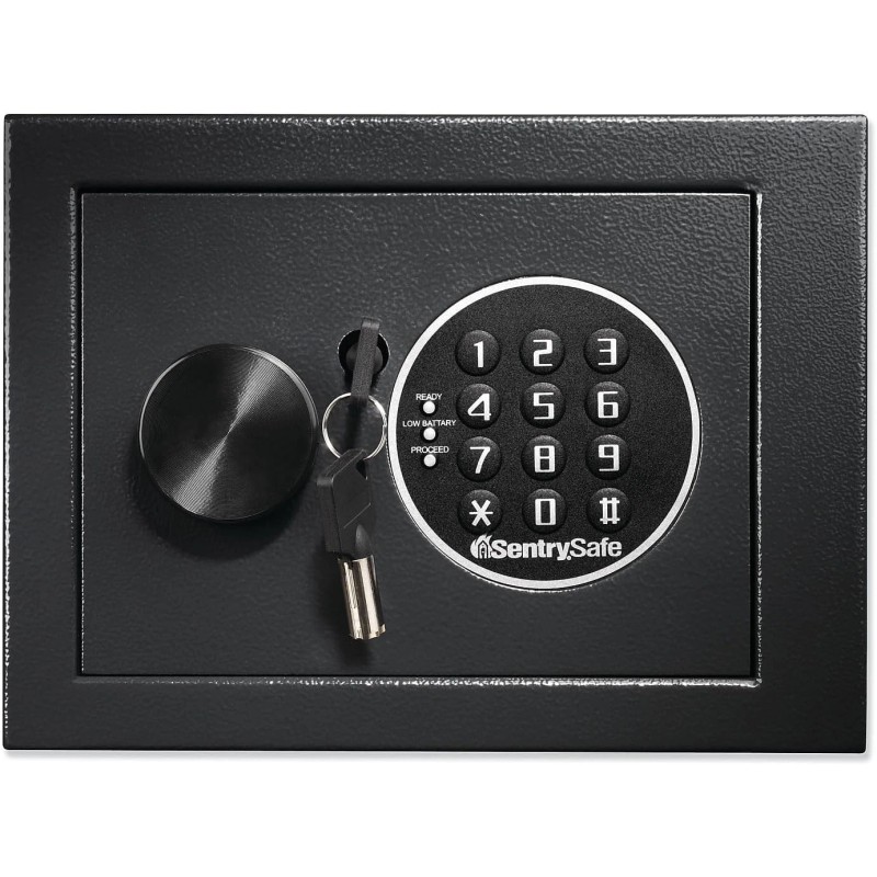 SentrySafe X014E Black Security Extra Small Safe with Digital Keypad
