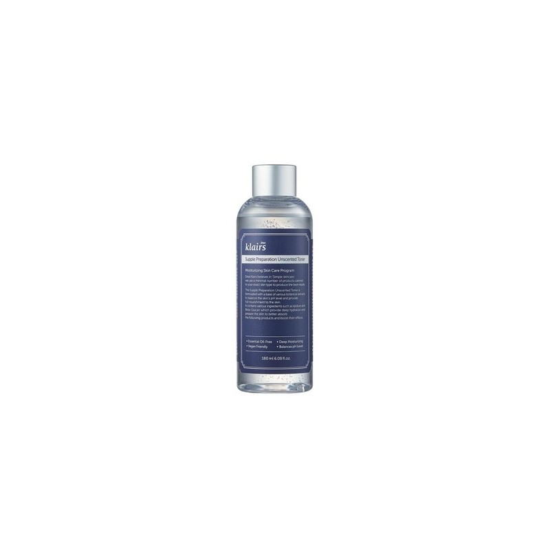 Klairs Supple Preparation Unscented Toner / 서플 프레퍼레이션 언센티드 토너