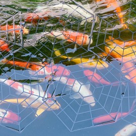 Bretoes Pond Protection Net, Plastic Net Cover Floating on the Water to Protect the Pond from Herons, Cats and Other Predators (30)