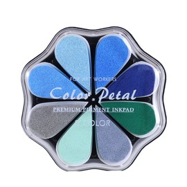 YPSelected - Juego de 8 sellos de goma en forma de gota de agua para manualidades (juego 1021)
