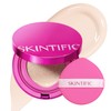 SKINTIFIC Base de Maquillaje Cushion de Alta Cobertura y Acabado