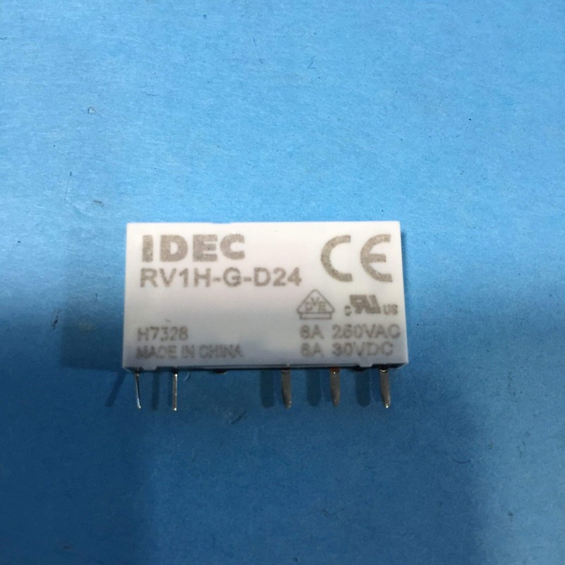 Idec Relay, Spdt, 250Vac, 6A - RV1H-G-D24