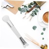 IWOWHERO 2pcs Dual-end Nose Contour Brush Soft Bristle Highlighter U-shaped