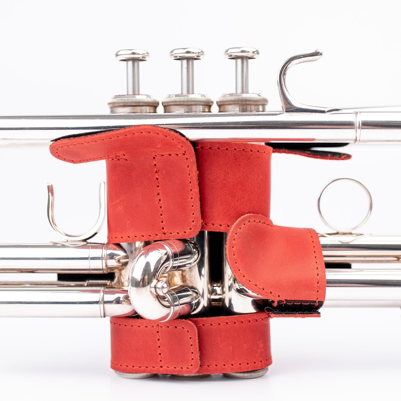 Trumpet Valve Guard XL Genuine Leather Protection Trumpet Valve Cover