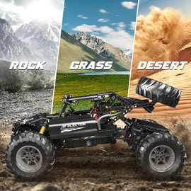 Mould King 18038 RC Off-Road Building Car Toys, 1016 Pieces Building Blocks Climbing Car Model with Motors, Toy Car for Kid 1016 PCS, Idea Gift