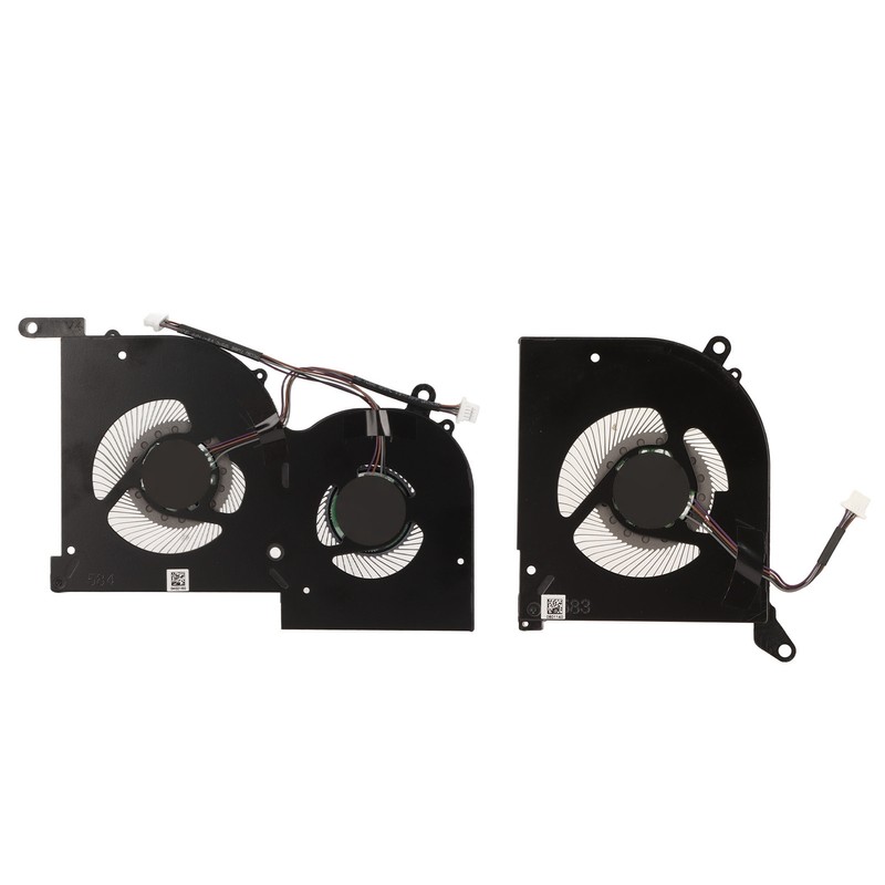 For MSI GS66 Cooling Fan 4pin Connector Aluminum Alloy Easy