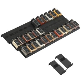 Famhap Gewürz Organizer Schublade, 36 Stück Patchworkable Gewürzregal Schublade, Küchen Organizer schublade für Gewürzgläser, Spice Rack Schublade für Gewürze Aufbewahrung