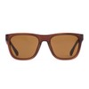 Otis Eyewear Strike Matte Espresso Brown Polarized Mineral Lens Sunglasses