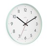 Acctim Aster Non-Ticking Sweep Sleek Wall Clock (Mint Humbug)