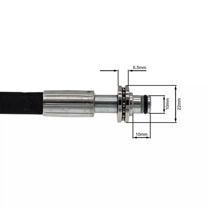 Hose Adapter with 11 mm Plug Nipple to M22 Male