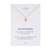 LUUK LIFESTYLE stainless steel necklace with pinecone pendant, 50cm adjustable