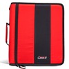 Case-it Classic Zipper Binder | 2-Inch O-Rings, 350 Sheet Capacity,