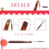 ARIALK Shoehorn Wooden Portable Shoehorn Lightweight Keychain Included, Portable, Brown,