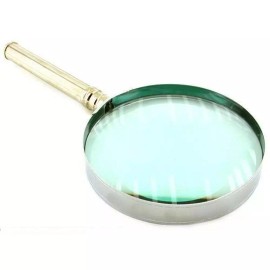 FindingKing 3X Magnifying Glass for Stamps and Coins Reading Jewelers Inspection Tool 5"