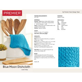 Premier Yarns Home Cotton Multi Granite Splash 44-38 (3-Skeins - Same Dye Lot) Worsted Medium #4 Cotton Yarn for Crocheting and Knitting - Bundle with 1 Artsiga Crafts Project Bag