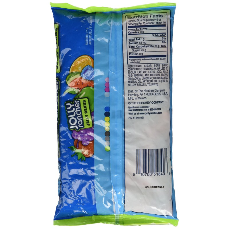 Jolly Rancher Jelly Beans, 14-Ounce Bag (Pack of 6)