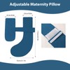 Elehealthy Pregnancy Pillow Maternity Pillow for Side Sleeping Soft Pregnancy