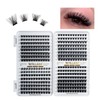 RITALASH 384PCS 4 Style Cluster Lashes Book Individual Lashes Clusters