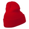 Canada Maple Leaf Embroidered Long Beanie - Red OSFM