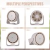 Sherum Coldeez Cooling, Desktop Wall Mounted Bladeless Fan, Touch Digital
