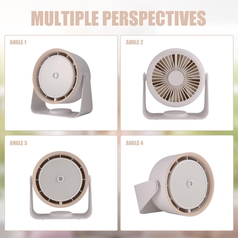 Sherum Coldeez Cooling, Desktop Wall Mounted Bladeless Fan, Touch Digital