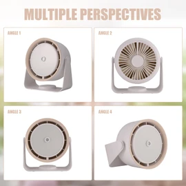 Sherum Coldeez Cooling, Desktop Wall Mounted Bladeless Fan, Touch Digital Display Air Circulation Fan