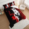 HOSIMA Wolf Queen Comforter for Kids,Animal Bedding with 2 Pillowcases.