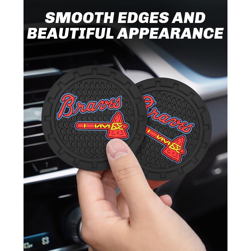 2PCS Car Cup Holder Coaster,Auto Cup Holder Insert Coaster for