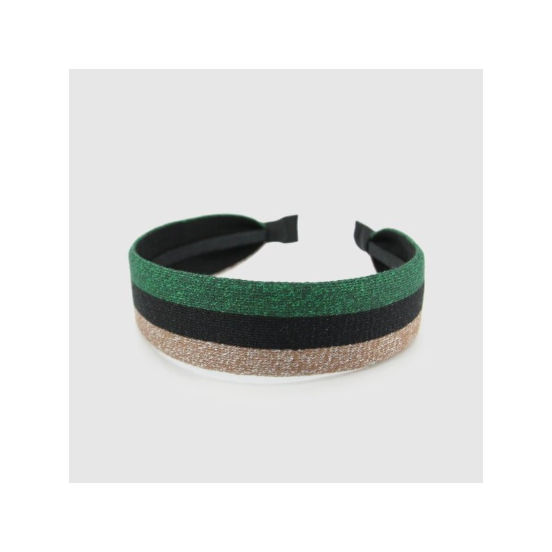 Lala 라라 트윙클 블랙그린 헤어밴드(LALAH199) Lala Twinkle Black Green Hairband