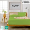 Buymax® Fitted Sheet, 140 x 200 cm, 100% Jersey Cotton,