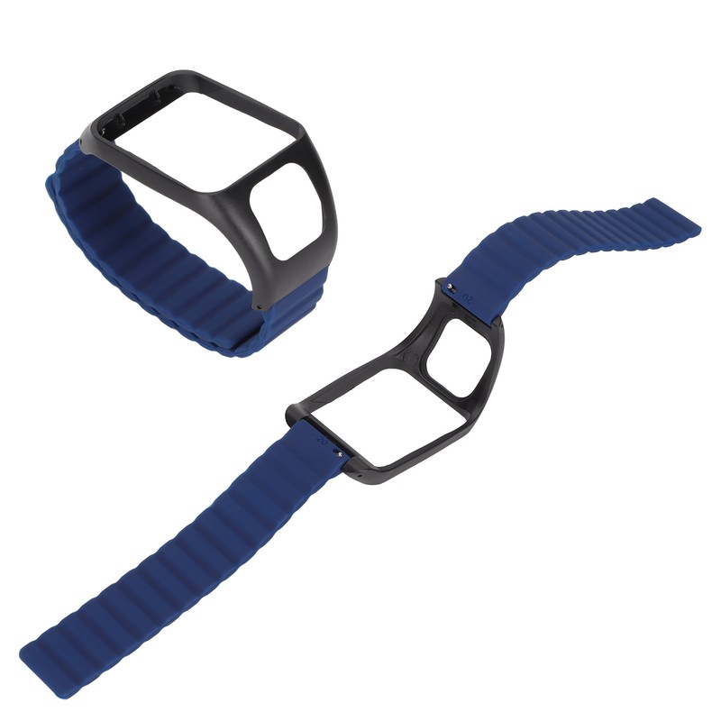 Silicone Magnetic Watch Band Watch Replacement Strap Adjustable Watch Wristband