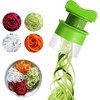 Aczyqws 1 Pack Handheld Spiralizer Vegetable Slicer, Upgrade 4 in
