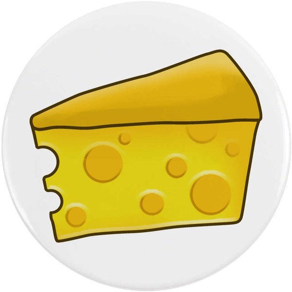 Azeeda 77mm 'Käse' Pin Knopf-Abzeichen (BB00056863)