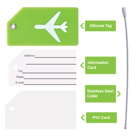 Luggage Straps 4Pack Adjustable Suitcase Belts Travel Packing Belt with Buckle Closure Baggage Security Straps 4 Colors + 4 Luggage Tags