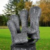 YuEagleSky Golf Club Mallet Putter Head Cover Black with Grey