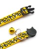 Richeng Reflective 2 Pack Breakaway Cat Collars with Bell Leopard