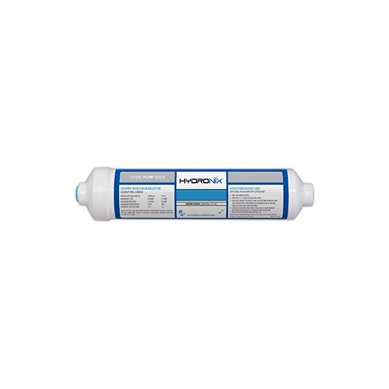 Hydronix ICF-2512 Inline Reverse Osmosis Post, Fridge & Ice Coconut