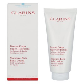 Clarins Moisture Rich Body Lotion with Shea Butter for Unisex Body Lotion, 6.5 Ounce