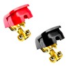 KVAEY Quick Release Connectors Battery Terminal Clamp, Quick Disconnect Top