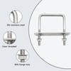 HOLAHOLA U Shackle Threaded M8 Shackle Bolt 100x71mm U Bolt