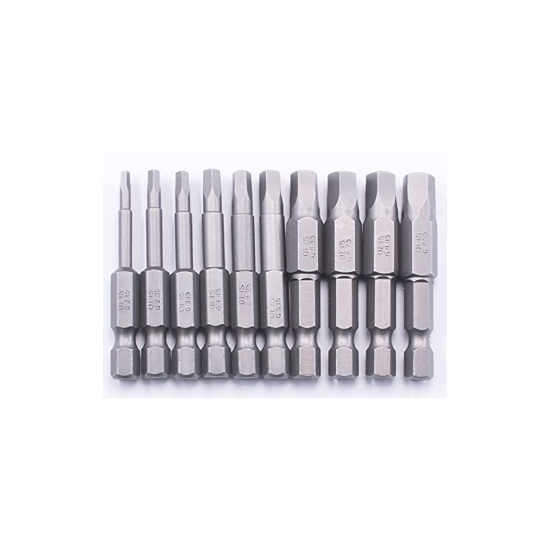 Daman 10pc Penta Plus 5 sided Security Screwdriver Bit Set