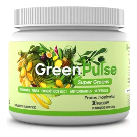 Greenpulse Super Greens | Jugo Verde Con Probióticos Y Fibra