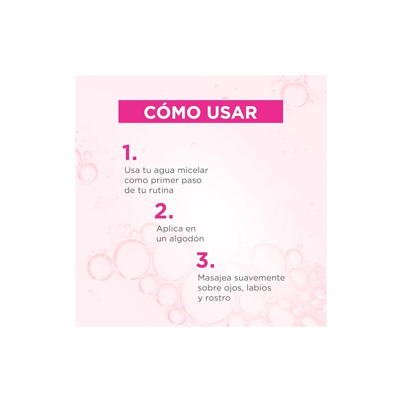 Agua Micelar piel sensible LOréal Paris, 200 ml
