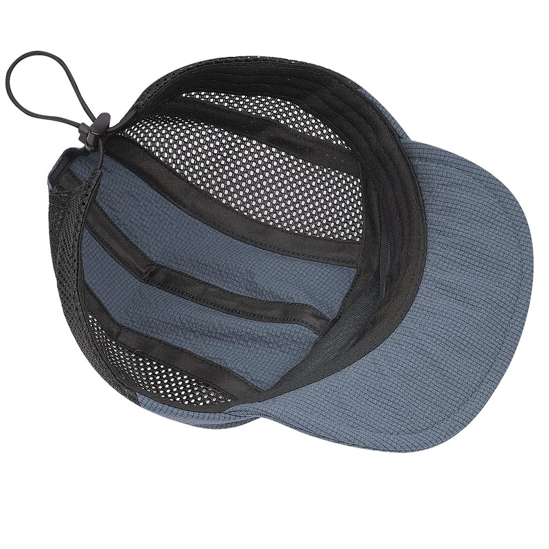 CLAPE Mesh Cap Men's Short Peak 5 Panel Baseball Cap