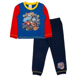 Nickelodeon Blaze and The Monster Machines Long Pyjamas Pjs Red Sleeves 18-24
