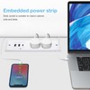 CCCEI Recessed Power Strip with 18W USB C Port, Fast