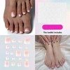 False Nails – 24 PCS False Toenails, Stick on Toenails